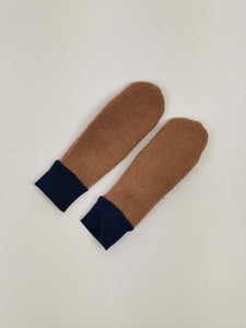 Näh-Set Handschuhe für Erwachsene - Beige/Cognac/Rosa/Blau